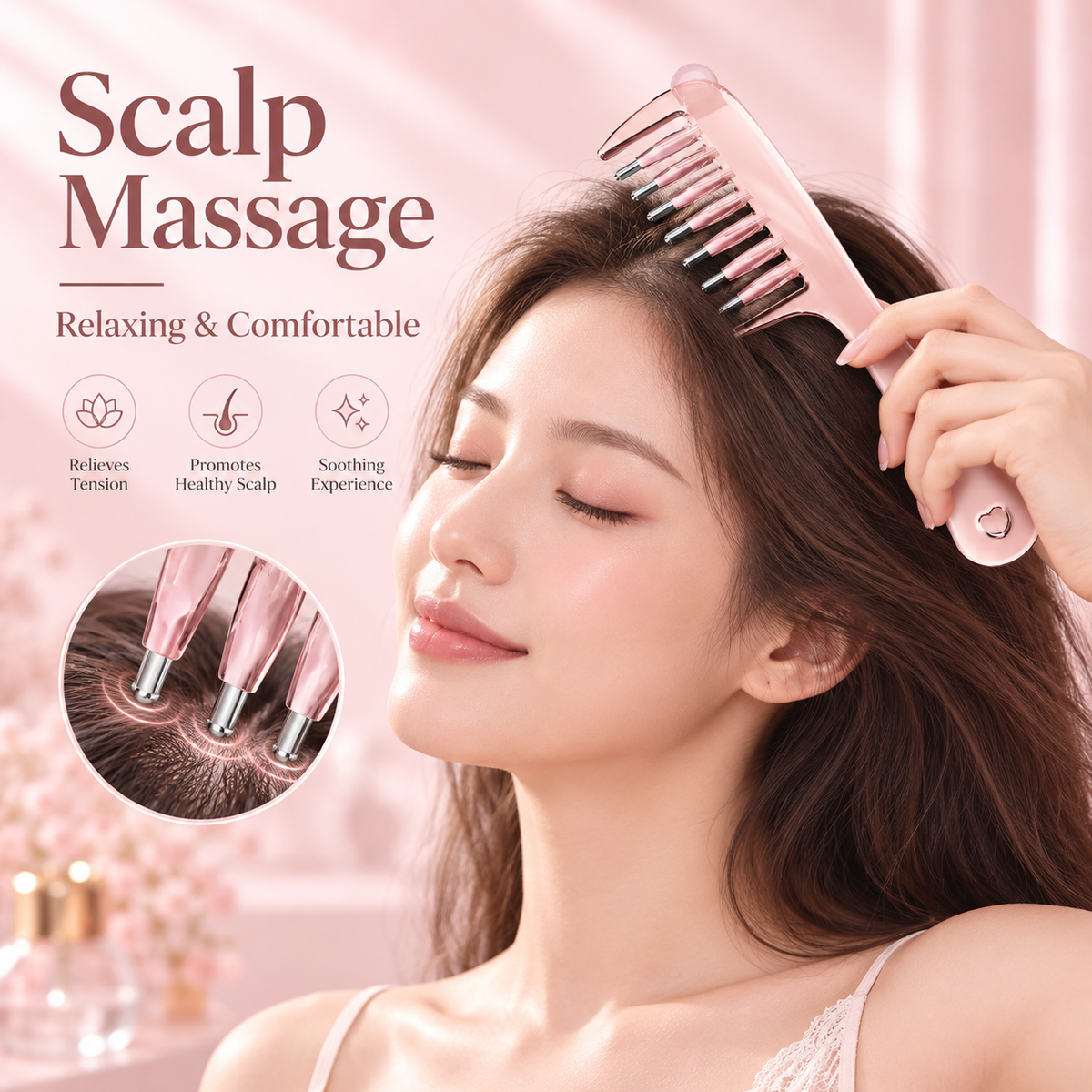 Precision Scalp Oil Applicator Comb