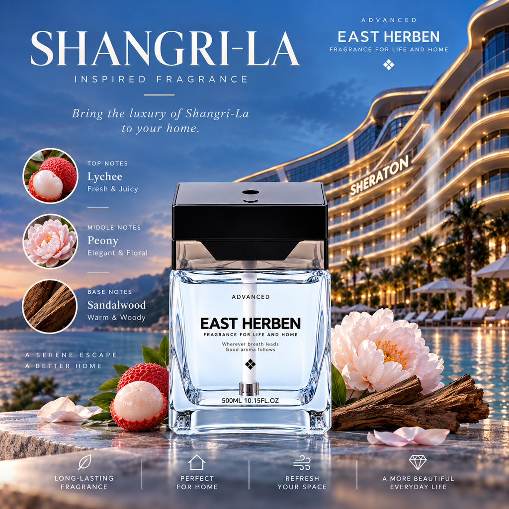 Square Glass Fragrance Diffuser — 500 mL