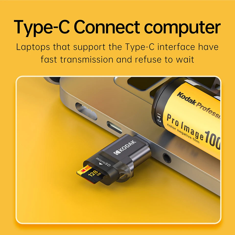 USB-C MicroSD Card Reader
