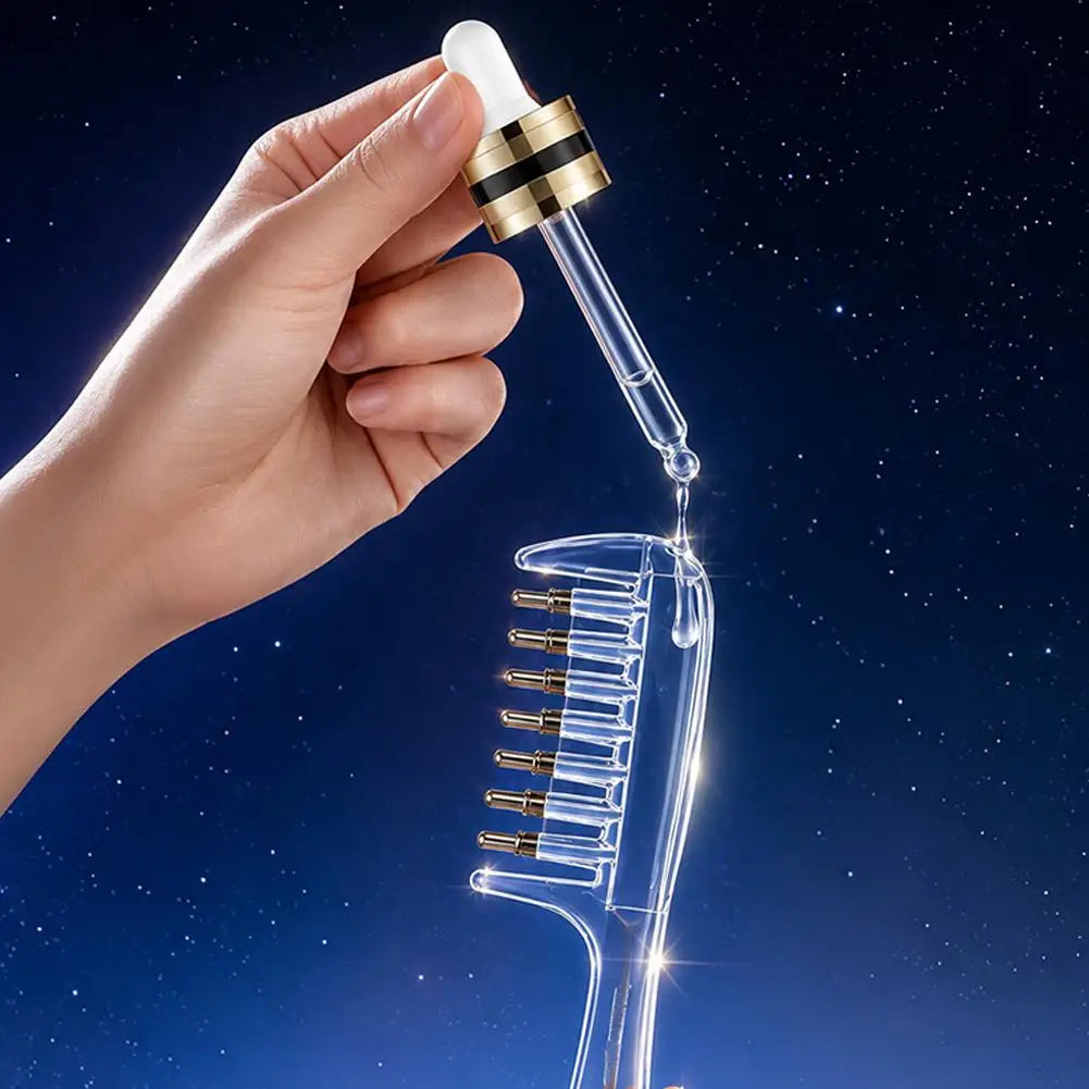 Scalp Applicator Liquid Comb for Hair Scalp Treatment Essential Oil Guiding Massager Brush Hair Serum Oil Apply Device